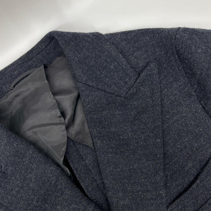 UNIVERSAL LANGUAGE Wool Double Breasted Coat Gray Size LL