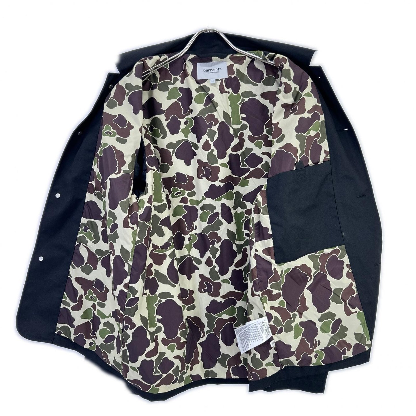 SEATON BLAZER Carhartt Camo-Lined Jacket Black Size XS