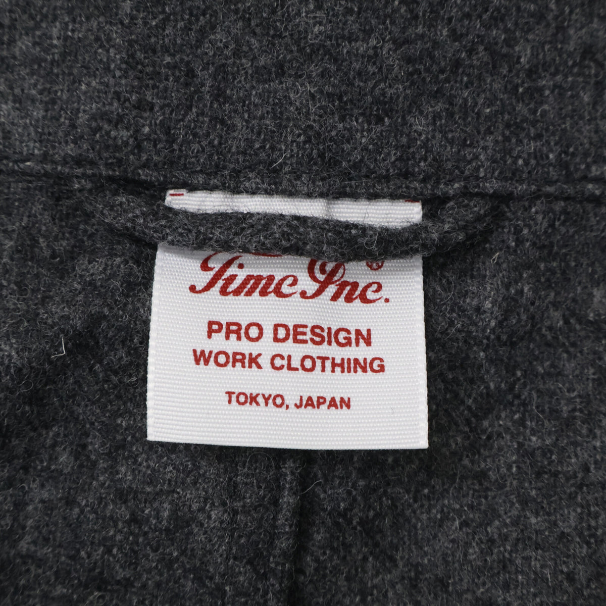 Timc Inc. Flannel Single-Breasted Jacket Gray Size M/M