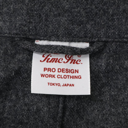Timc Inc. Flannel Single-Breasted Jacket Gray Size M/M