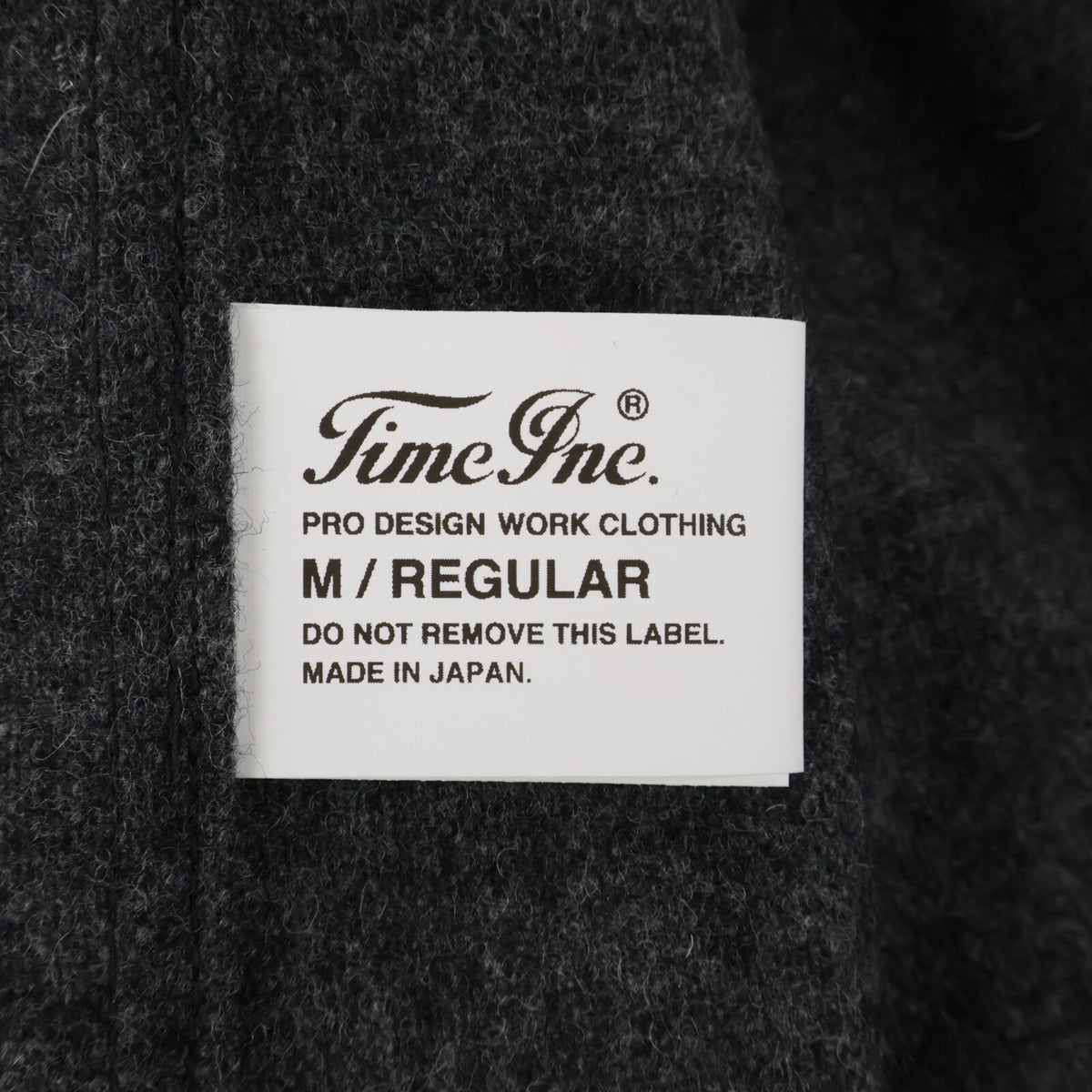 Timc Inc. Flannel Single-Breasted Jacket Gray Size M/M
