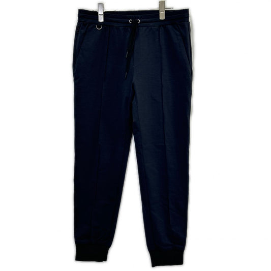 MAUVE Duplex Cotton Jersey Slim Travel Joggers Navy Size 50