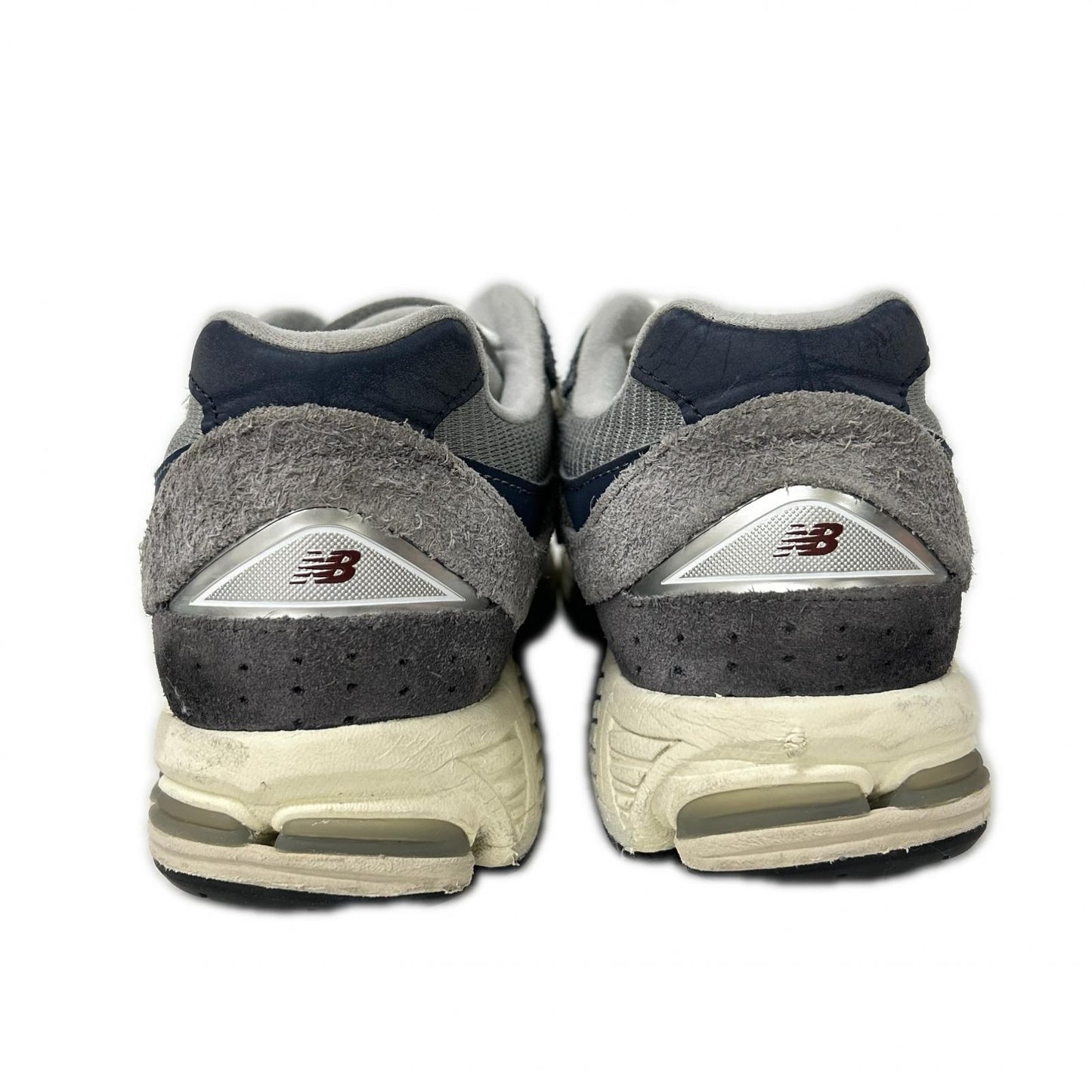 NEW BALANCE M2002REL Suede Mesh Sneakers Gray Size 8.5