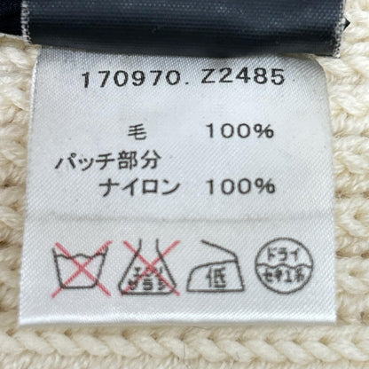 GUCCI Half-Zip Wool Pullover Knit White Size M
