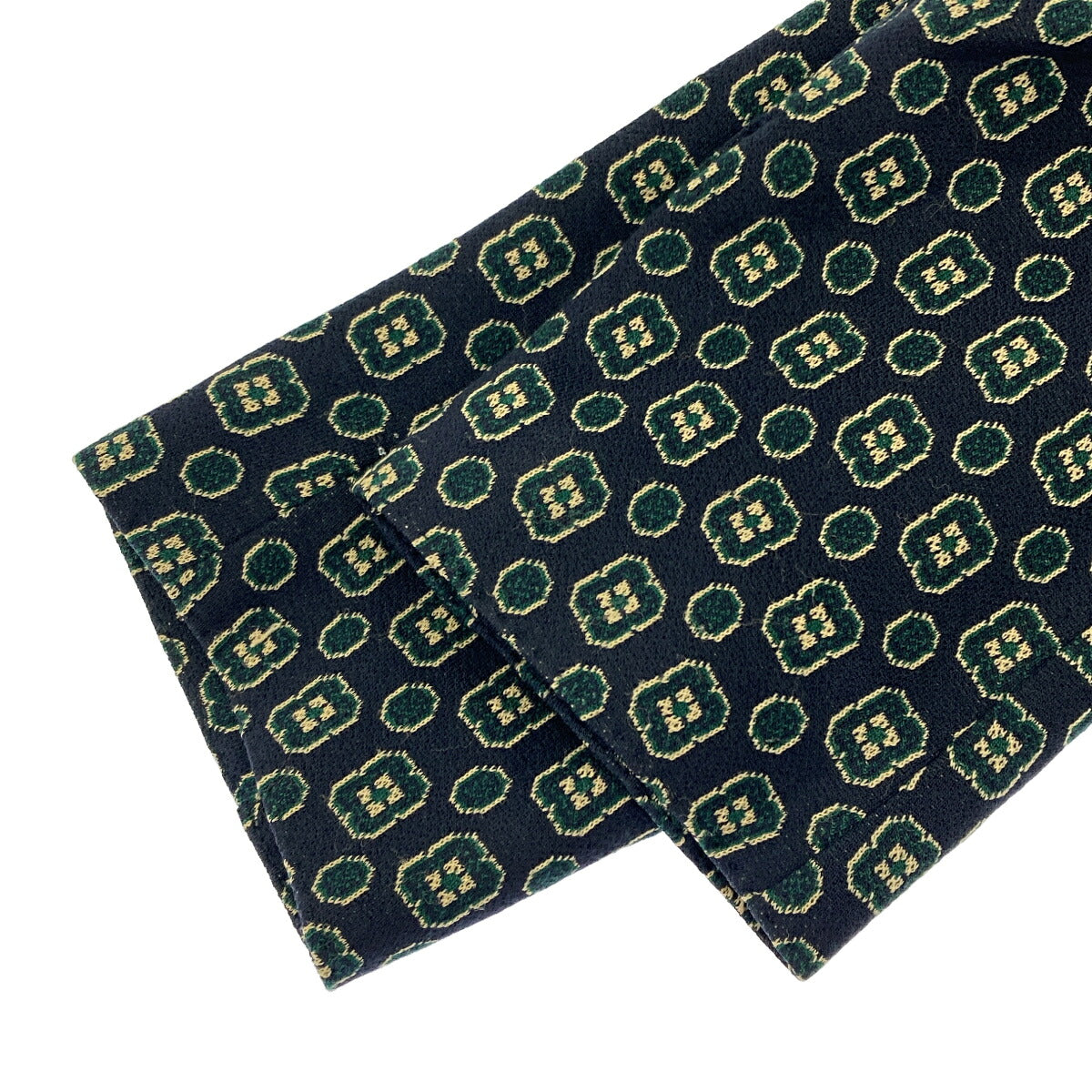 L.B.M. 1911 L.B.M. Black Green Geometric 2B Blazer