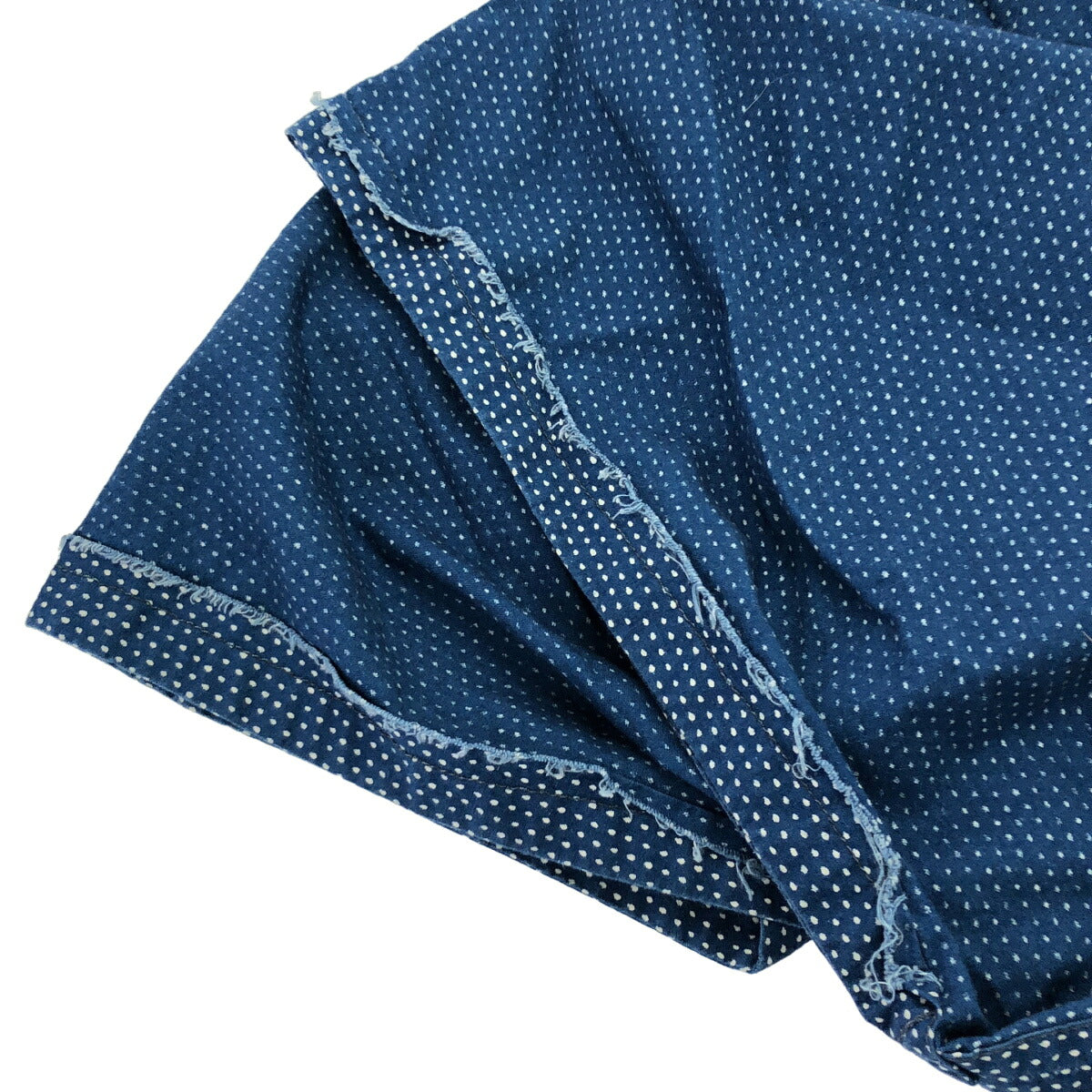 Porter Classic Indigo Cotton Sashiko Poncho Size 3