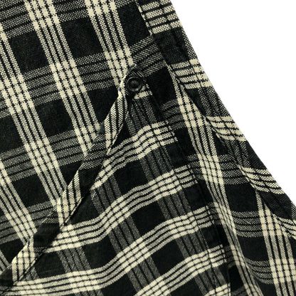Porter Classic Palaka Cotton Pullover Black White Vest Size 3