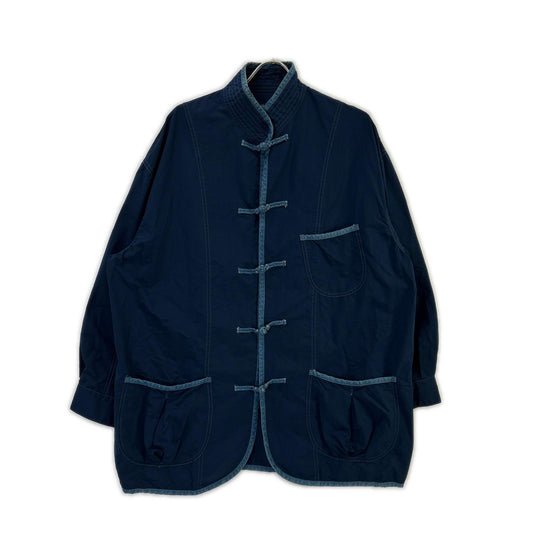 Porter Classic Cotton WEATHER CHINESE Coat Indigo Size 2