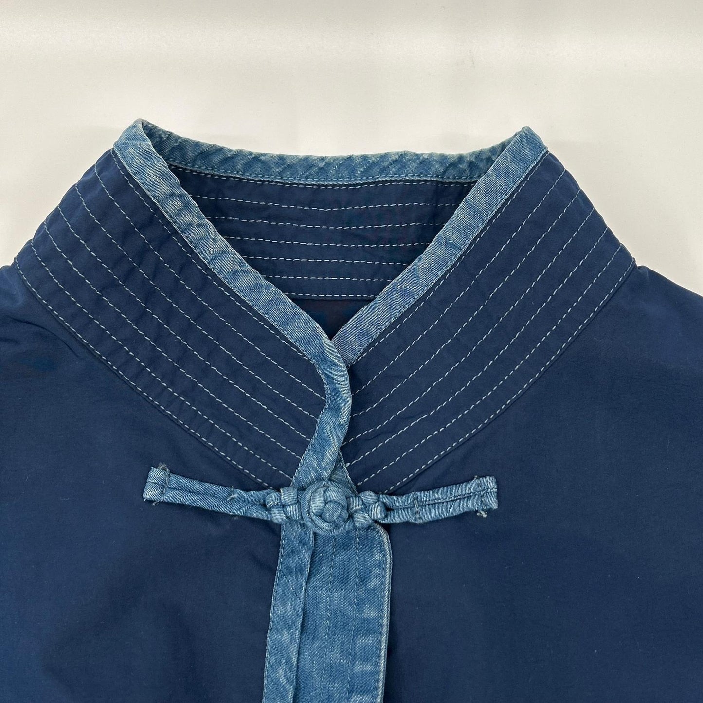 Porter Classic Cotton WEATHER CHINESE Coat Indigo Size 2