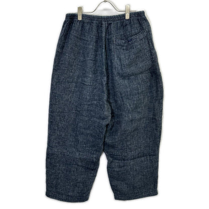 Porter Classic SASHIKO LINEN PEACE Easy Pants Gray Size XL