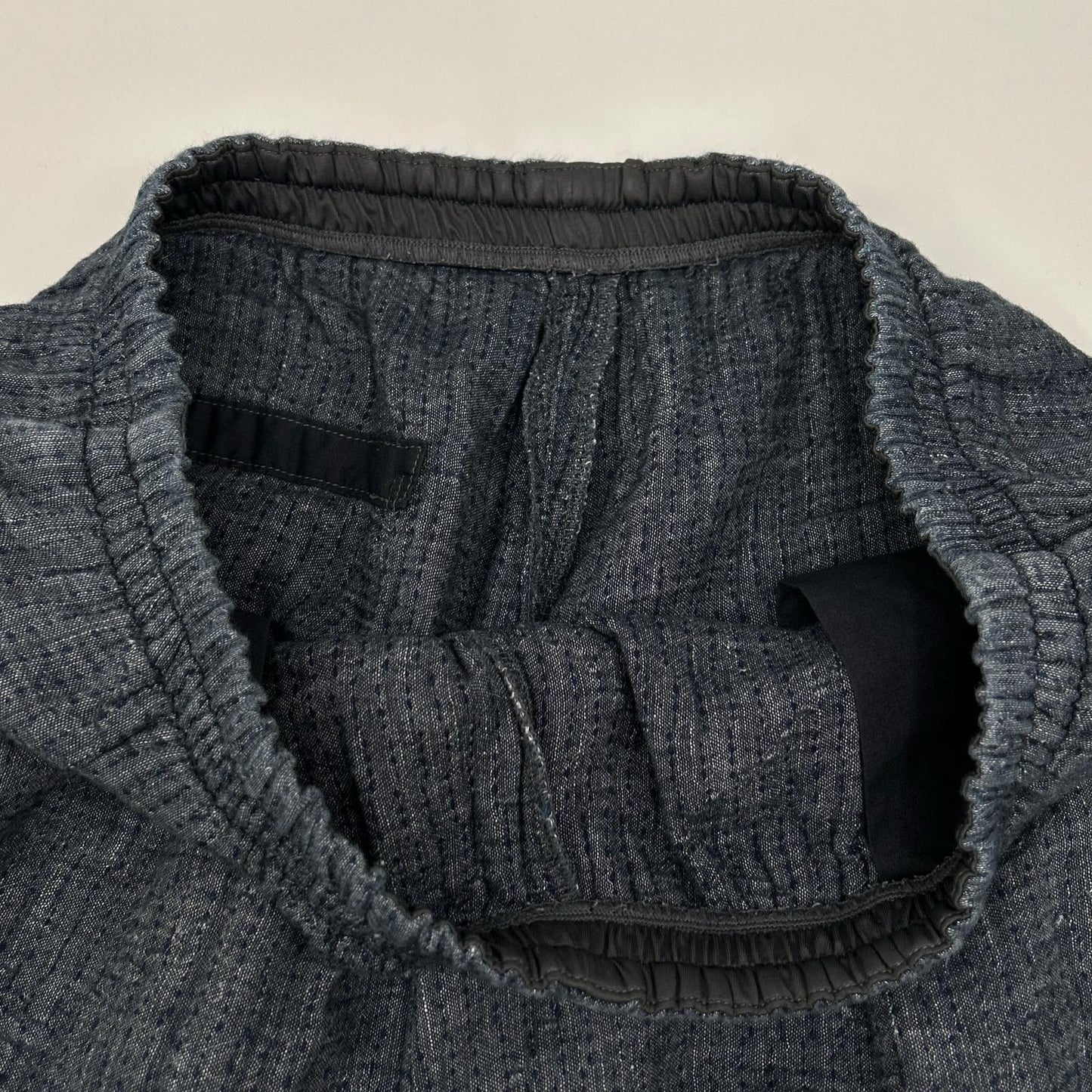 Porter Classic SASHIKO LINEN PEACE Easy Pants Gray Size XL