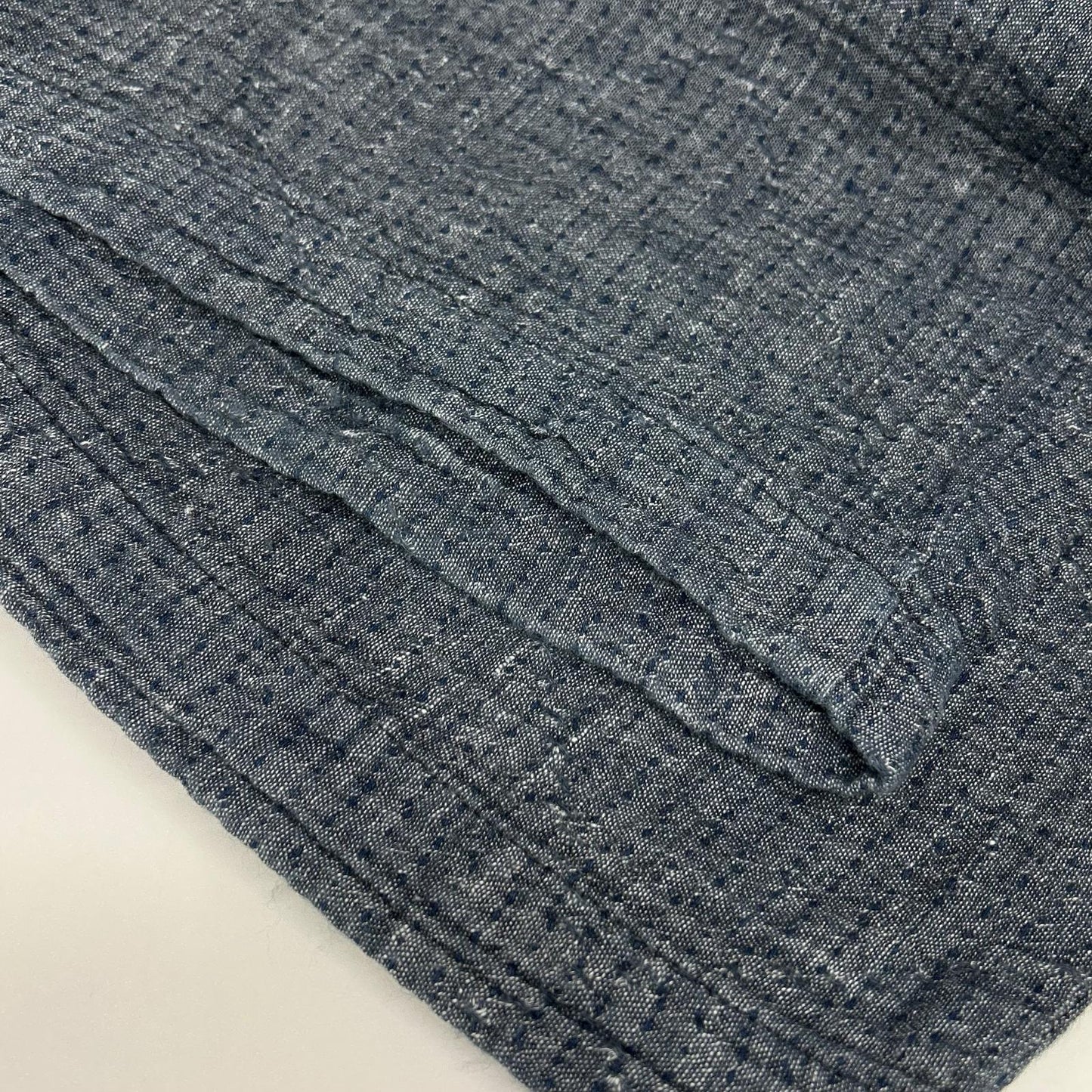Porter Classic SASHIKO LINEN PEACE Easy Pants Gray Size XL