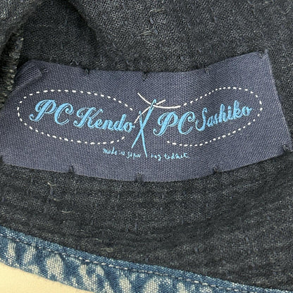 Porter Classic Indigo SASHIKO Super Light Sweatshirt Size 2