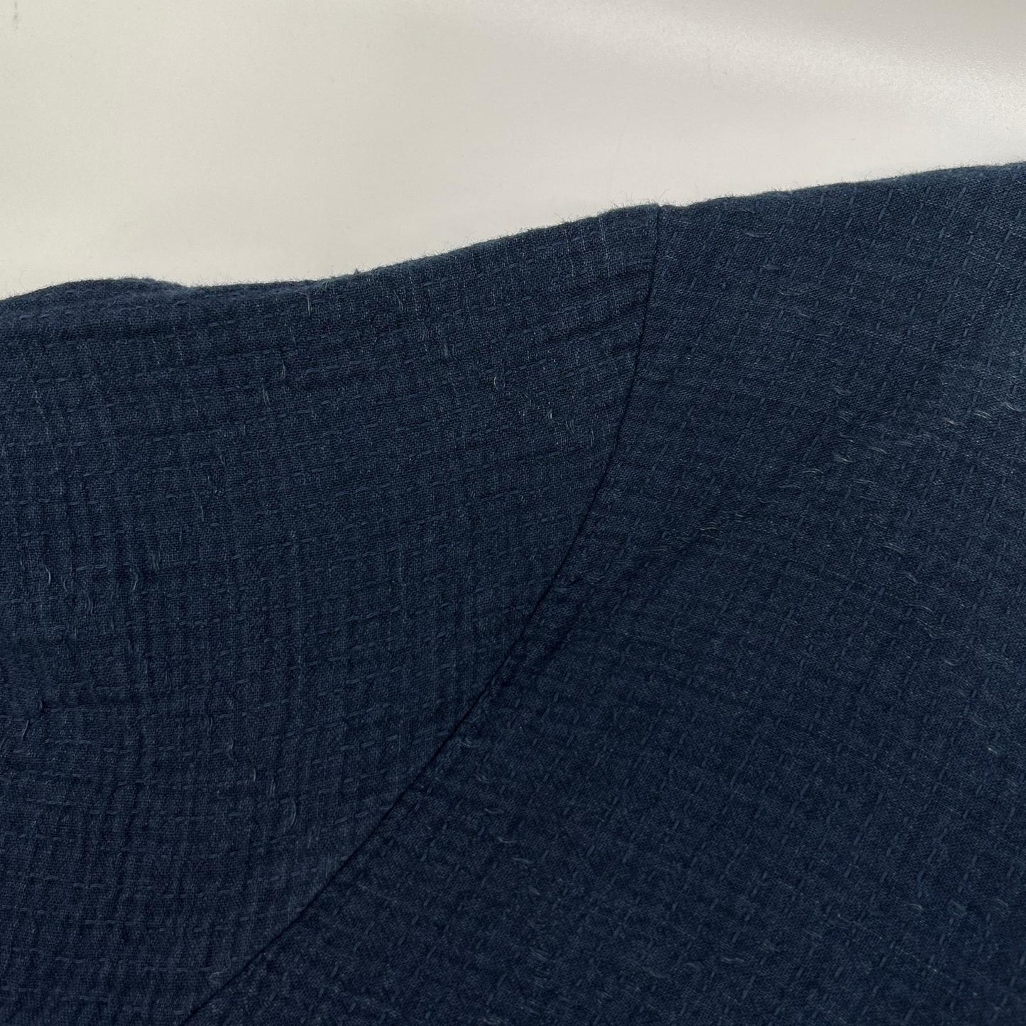 Porter Classic Indigo SASHIKO Super Light Sweatshirt Size 2