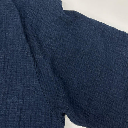 Porter Classic Indigo SASHIKO Super Light Sweatshirt Size 2