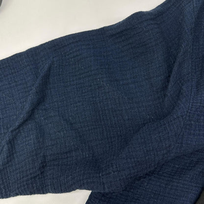 Porter Classic Indigo SASHIKO Super Light Sweatshirt Size 2