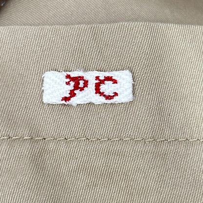 Porter Classic Gabardine Stand Collar Vest Beige Size M