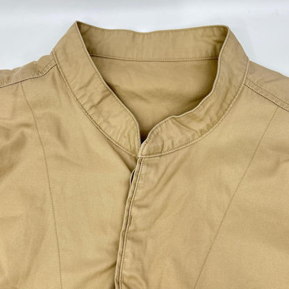 Porter Classic Gabardine Stand Collar Vest Beige Size M