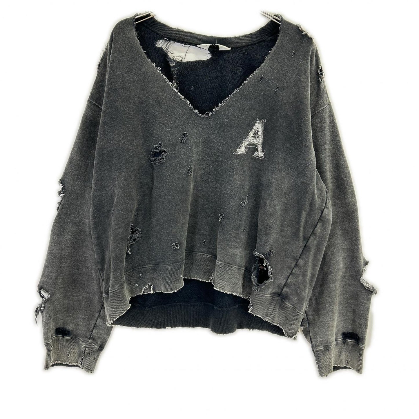 ANCELLM 25SS Hard Crash Sweatshirt Black Size 1