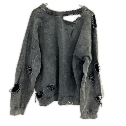 ANCELLM 25SS Hard Crash Sweatshirt Black Size 1