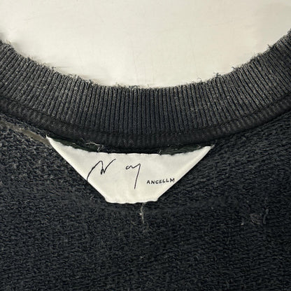 ANCELLM 25SS Hard Crash Sweatshirt Black Size 1