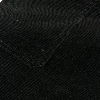 OLDMAN'S TAILOR Corduroy Button Fly Pants Black Size 38