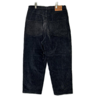GOLD 21AW Black Corduroy Wide Pants Size L