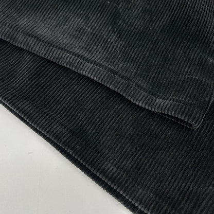 GOLD 21AW Black Corduroy Wide Pants Size L