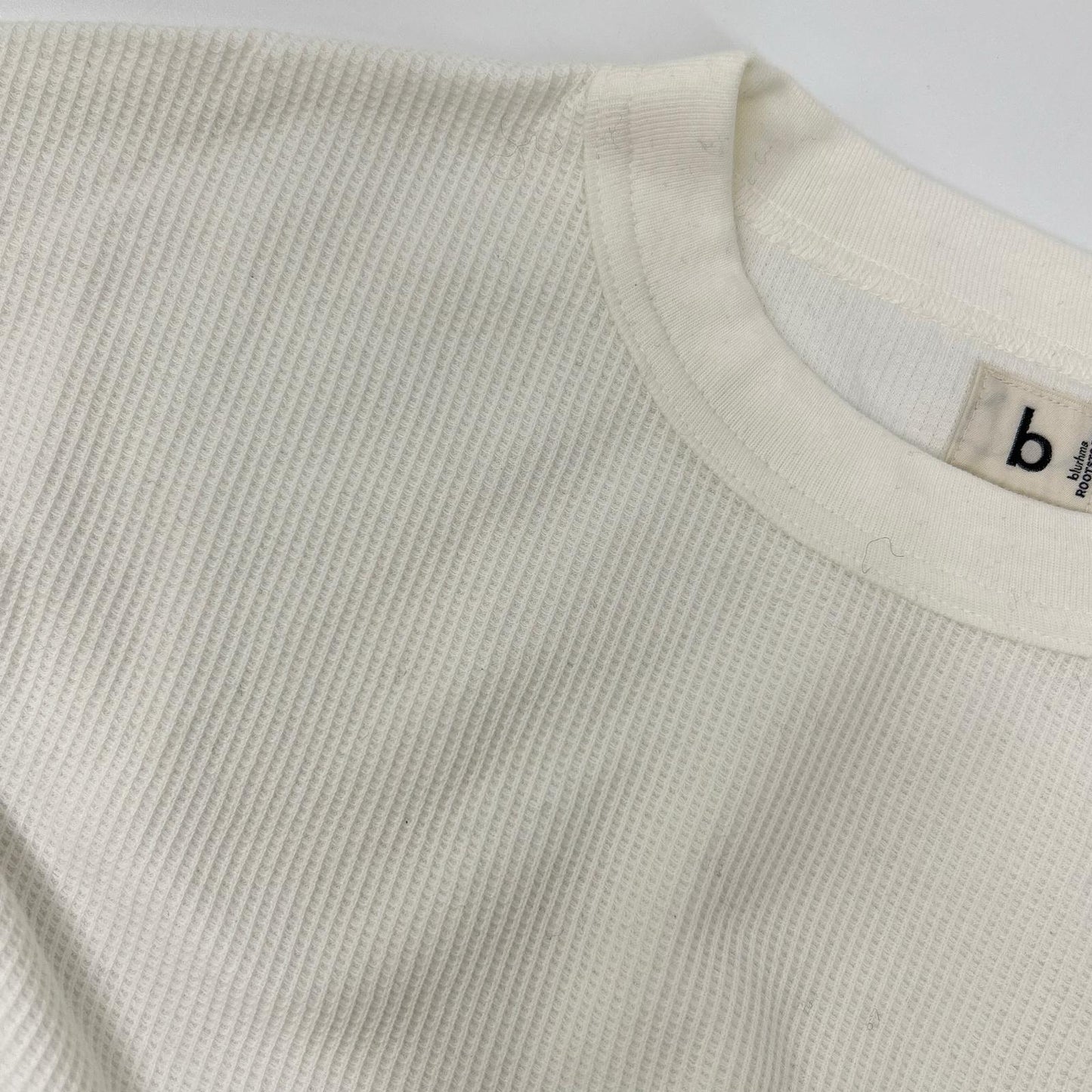 blurhms White Rough & Smooth Thermal T-Shirt