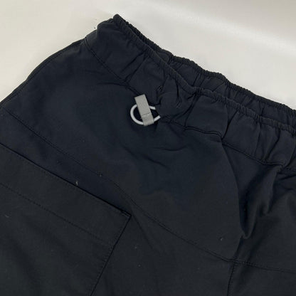 AXESQUIN Black Tech Wide Pants