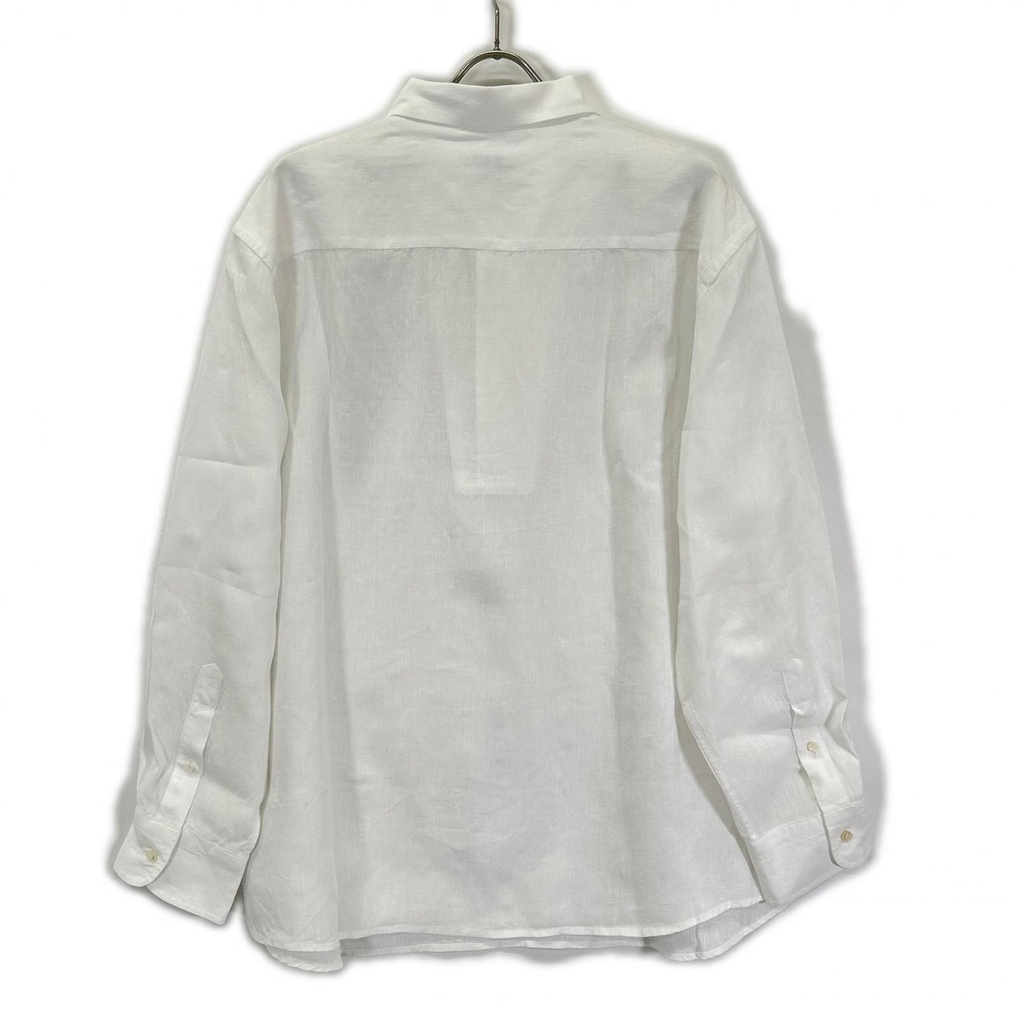 Loro Piana 100% Linen Pullover Long Shirt White Size M