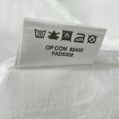 Loro Piana 100% Linen Pullover Long Shirt White Size M
