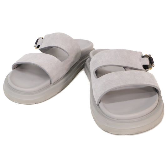 DIOR Dior Aqua Buckle Slide Sandals Gray Size EU 42