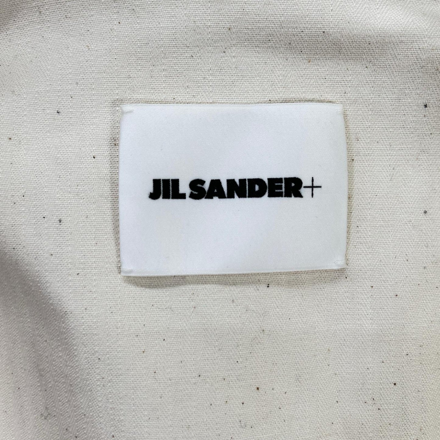 JIL SANDER+ 21SS Off-White Herringbone Jacket Size 44