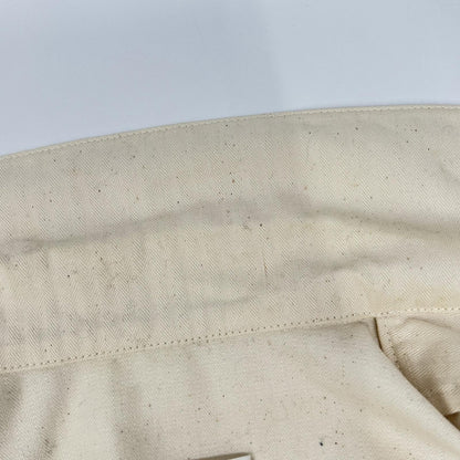 JIL SANDER+ 21SS Off-White Herringbone Jacket Size 44