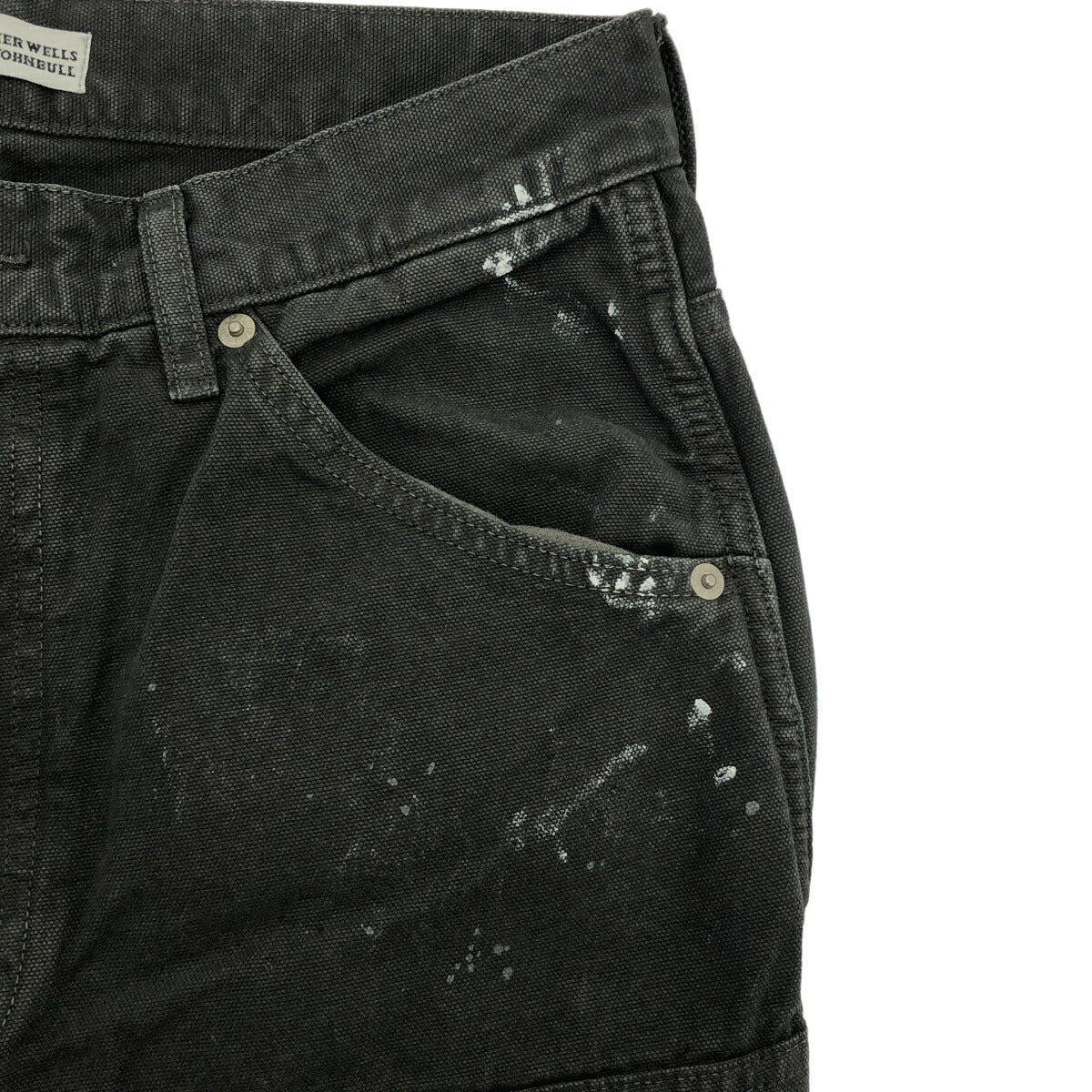 ATELLIER WELLS BY JOHNBULL Black Ox Knee Pants Size 28