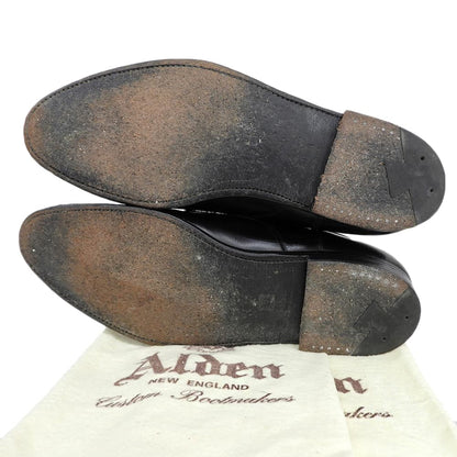 Alden Calf Norwegian Split-Toe Sneakers Black Size 13