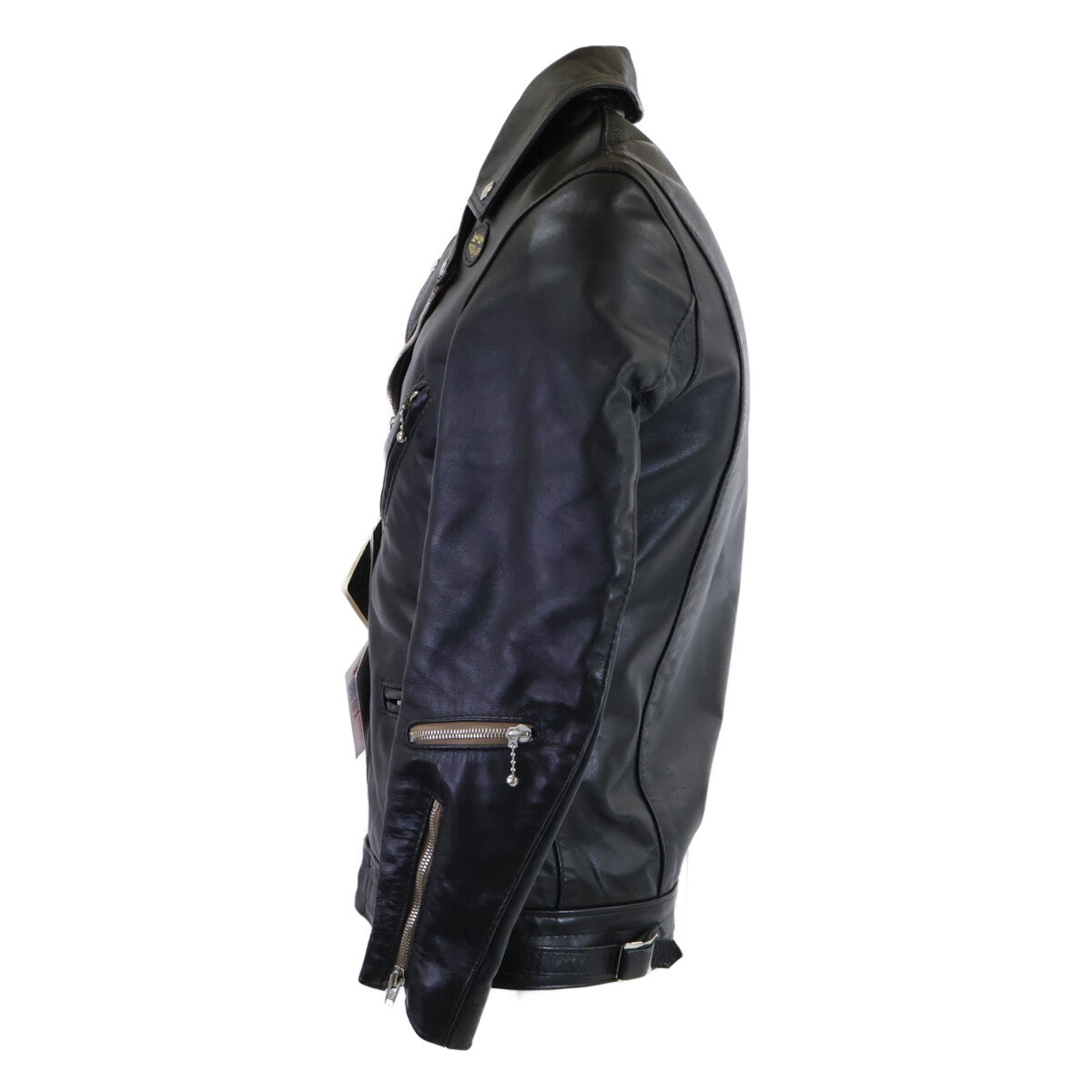 Lewis Leathers 441T CYCLONE TIGHT FIT Jacket Black Size 34