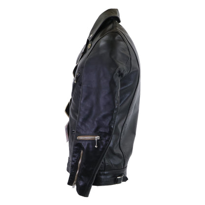 Lewis Leathers 441T CYCLONE TIGHT FIT Jacket Black Size 34