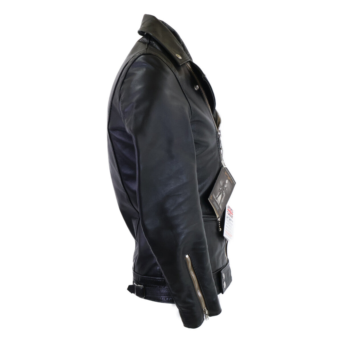 Lewis Leathers 441T CYCLONE TIGHT FIT Jacket Black Size 34