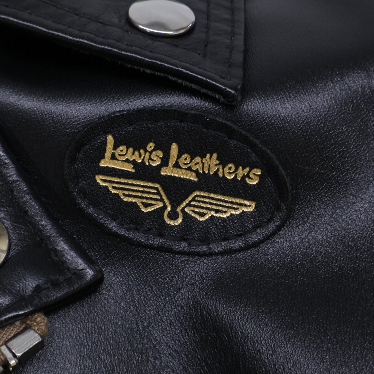 Lewis Leathers 441T CYCLONE TIGHT FIT Jacket Black Size 34