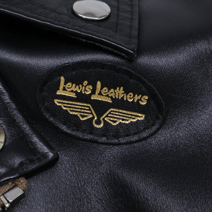Lewis Leathers 441T CYCLONE TIGHT FIT Jacket Black Size 34
