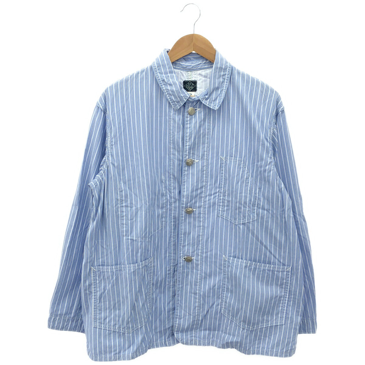 POST O'ALLS 1101L-SB1 Light Blue Stripe Lined No.1 Size M