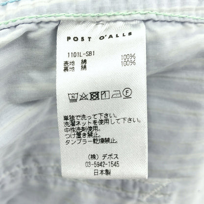POST O'ALLS 1101L-SB1 Light Blue Stripe Lined No.1 Size M