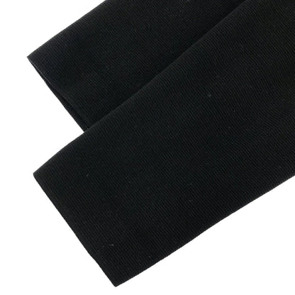 Drumohr Black Cotton Milano Rib Knit 2B Blazer Size 44