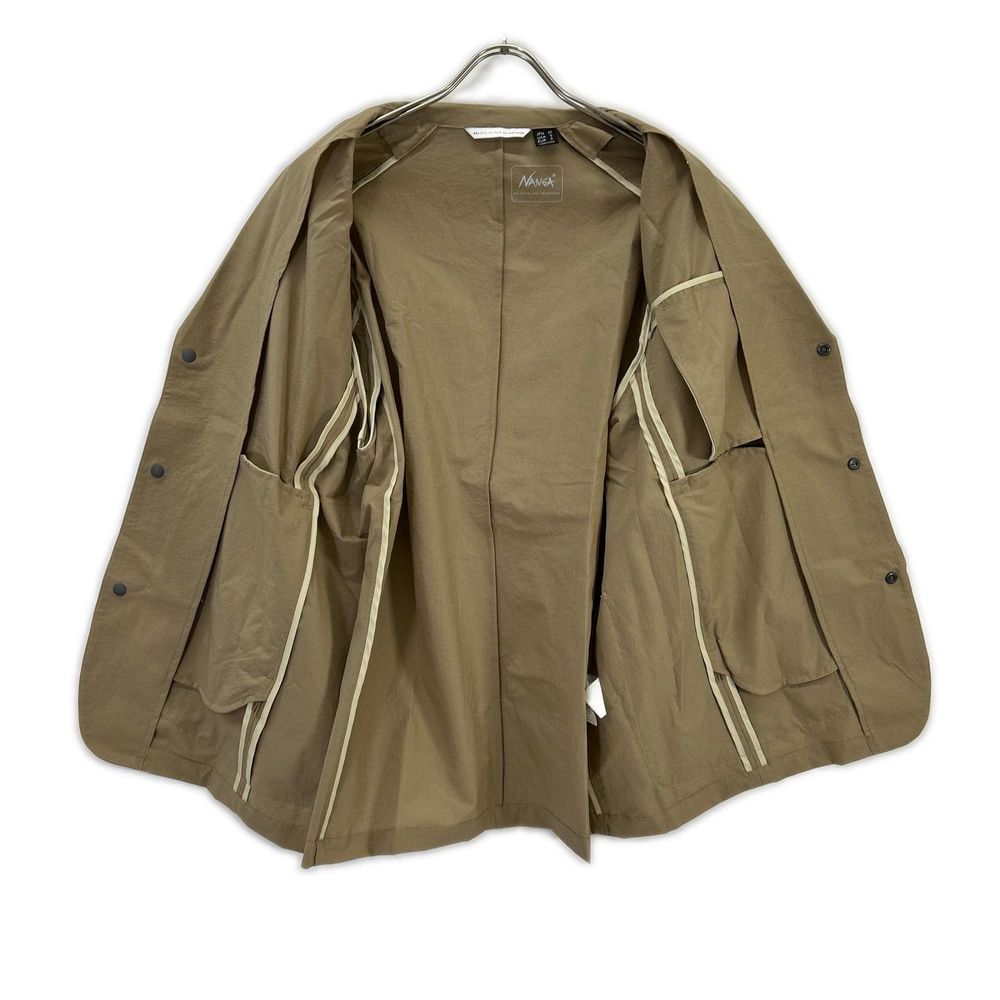 NANGA SS26 Dot Air Comfy Jacket Beige Size M