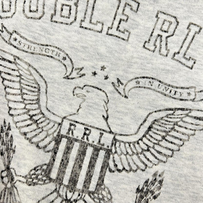 RRL Football Jersey Oatmeal Long Sleeve Eagle Logo Shirt Size XS