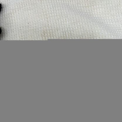 RRL Off-White Cotton Waffle Henley Long Sleeve Shirt Size XS