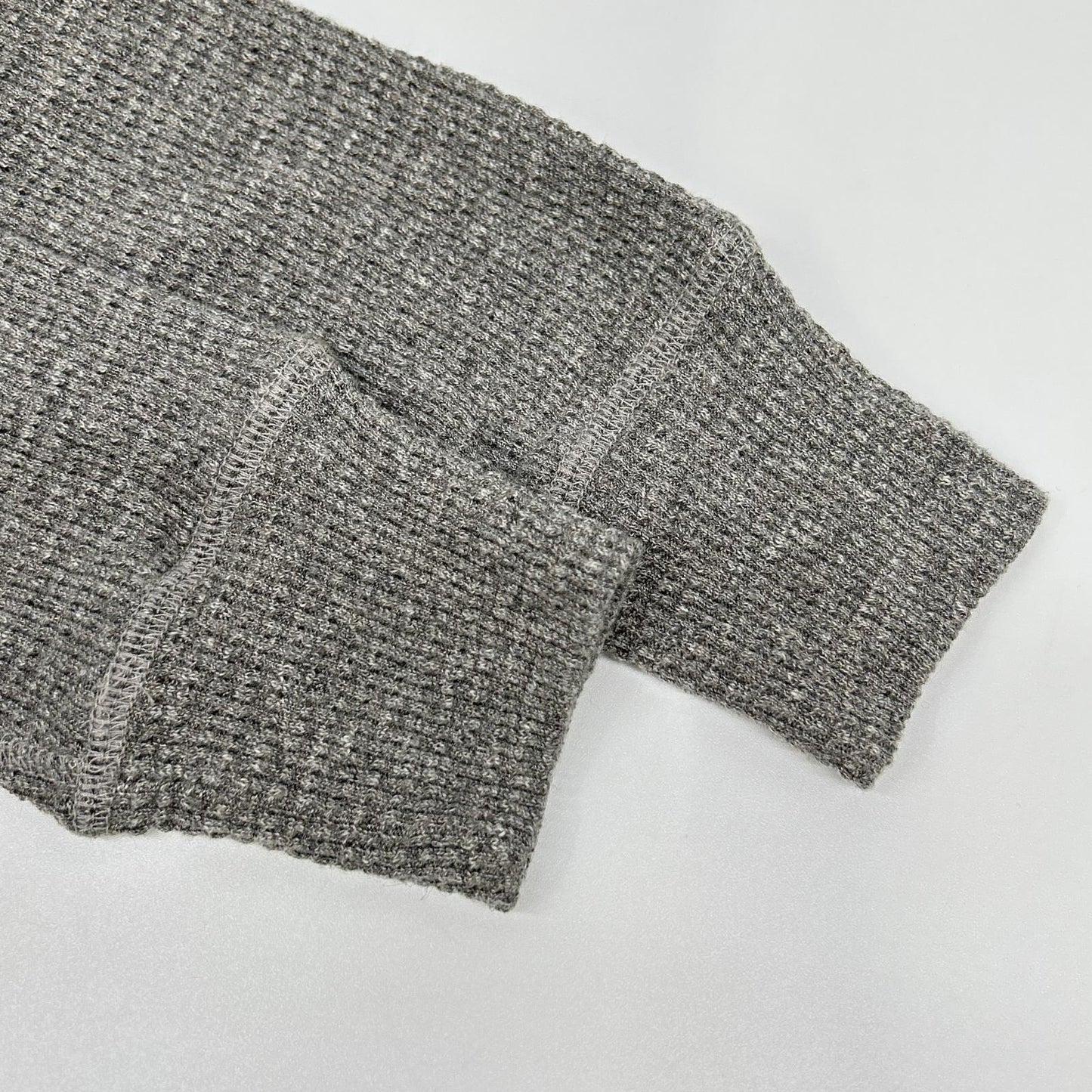 RRL Gray Cotton Henley Waffle Long Sleeve Size XS