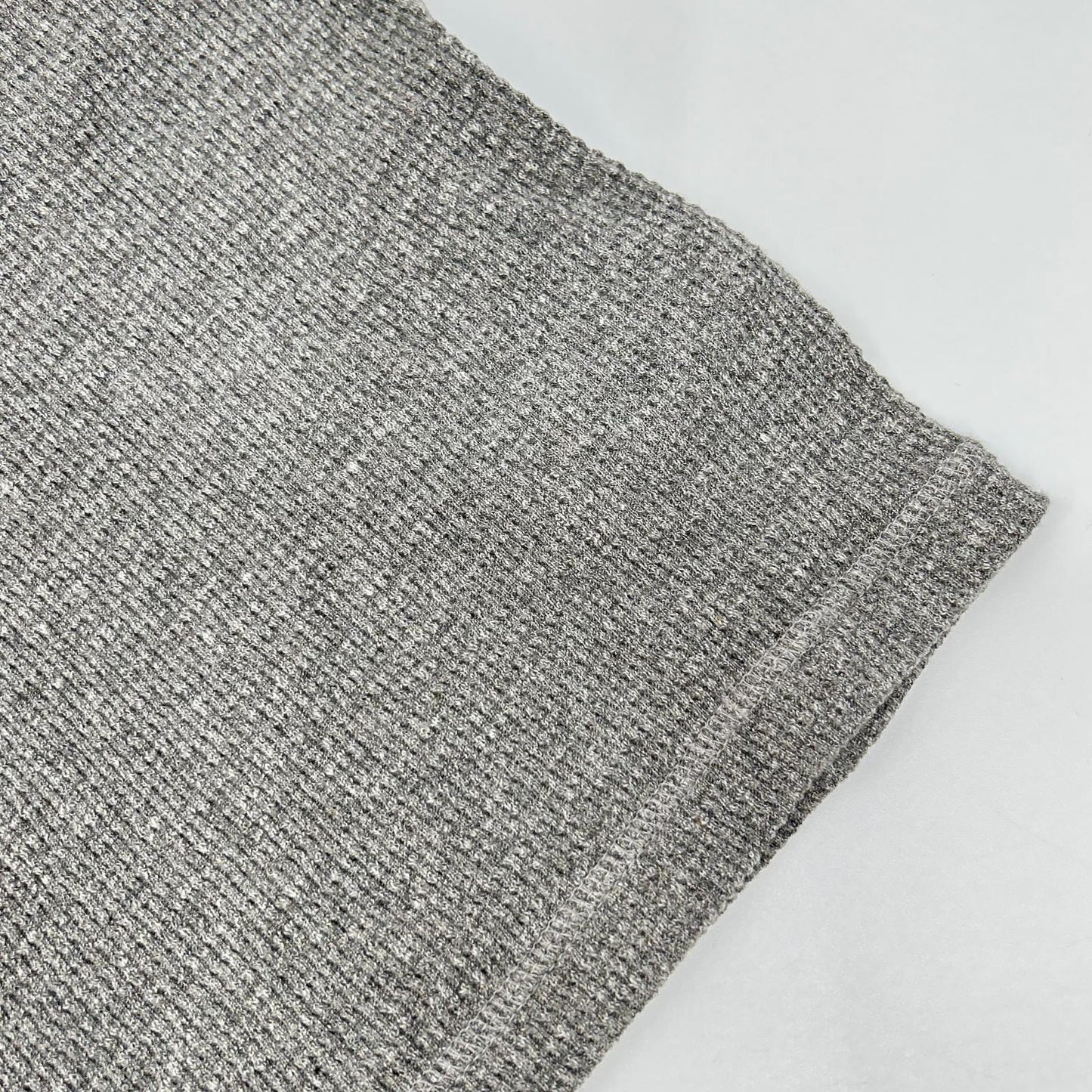 RRL Gray Cotton Henley Waffle Long Sleeve Size XS